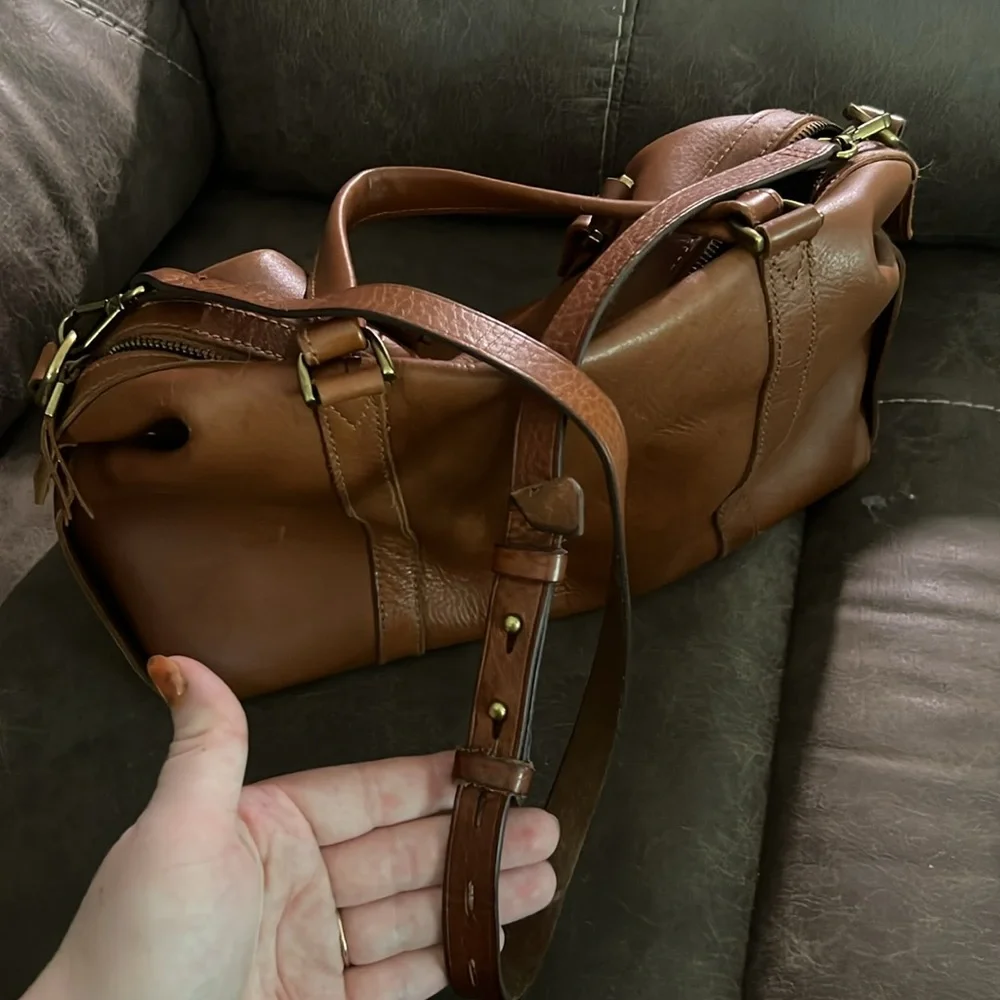 Madewell Brown Leather Satchel